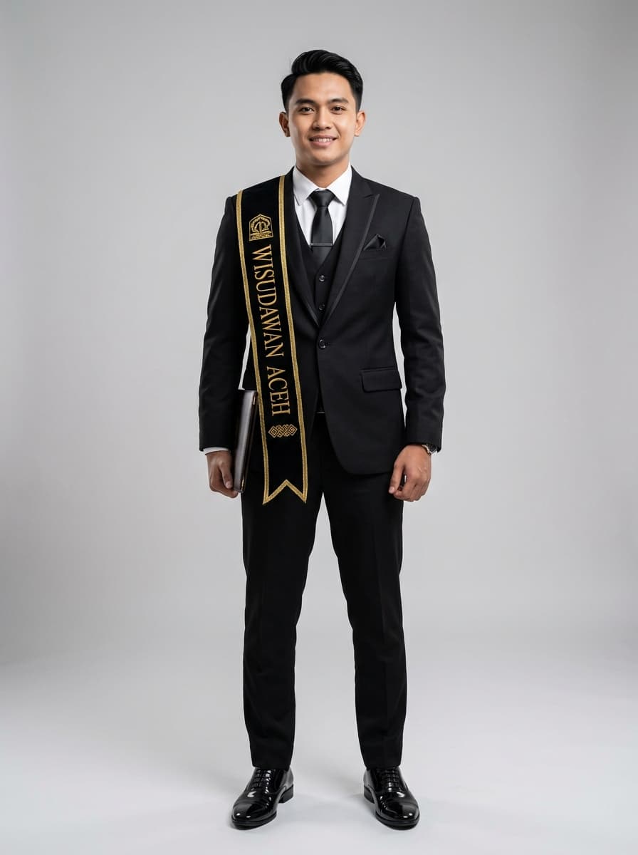 Sewa Jas Pria + Dasi Formal Wisuda foto 2